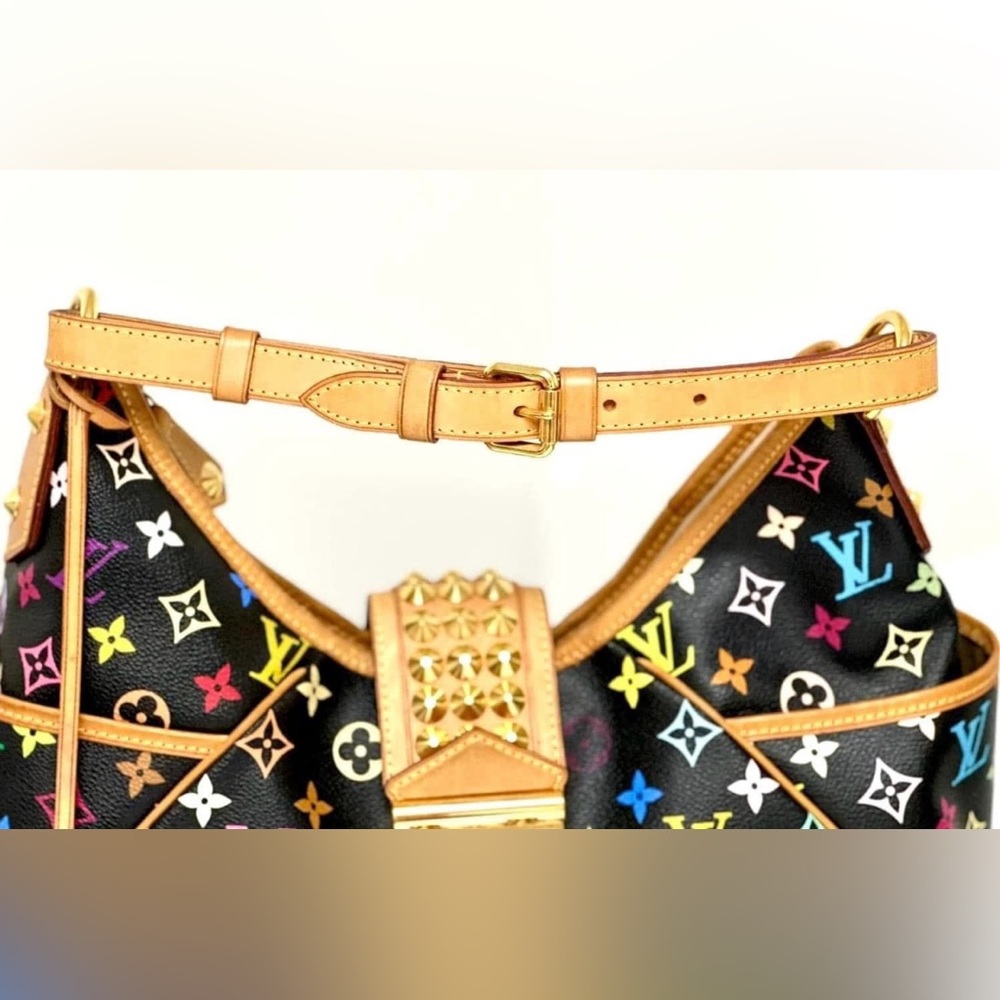 Louis Vuitton Chrissie MM Noir Black Multicolor Limited Edition Shoulder Bag - Picture 8 of 16